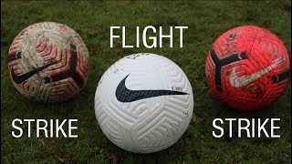 BEST FOOTBALL OF 2020? | THE PREMIER LEAGUE NIKE STRIKE & NIKE FLIGHT FOOTBALL REVIEW & TEST screenshot 1