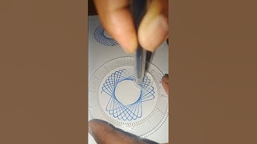 How many rotations did this pen make in total ? #spirograph #2024 #shorts