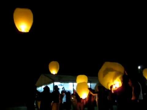 Lansare lampioane zburatoare / Skylanterns Targu Mures (20110528)