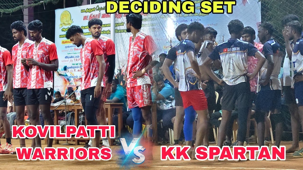 Deciding set3 ❗ KOVILPATTI WARRIORS 🆚 kk spartan ❗
