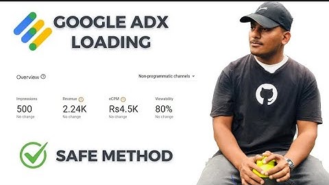 GOOGLE ADX LOADING METHOD FREE !! 💯 SAFE METHOD !!  NO INVALID DEDUCTION !! #bloggeradsense #blogger