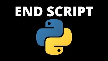 How to Stop a Python Script with a Keyboard Interrupt | Python Tutorial