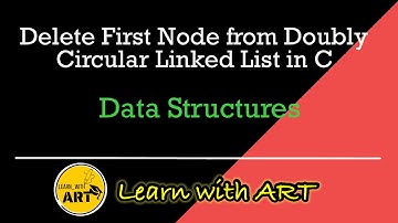 Delete First Node from Doubly Circular Linked List | Delete Operation on Doubly Circular List
