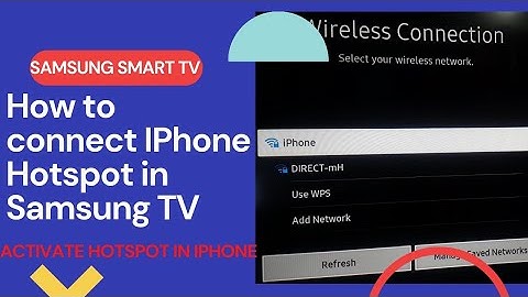 Como conectar mi iphone a mi smart tv samsung