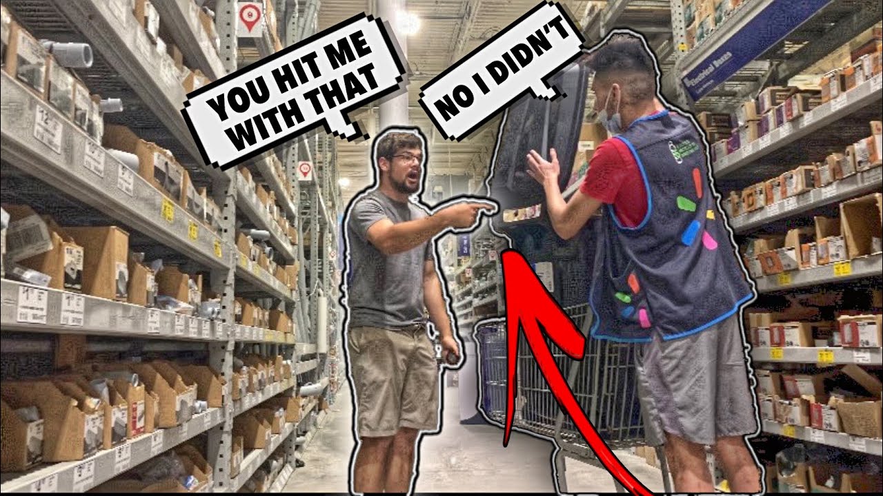 Hitting People With Trash Can Lid Prank! *GONE WRONG* YouTube