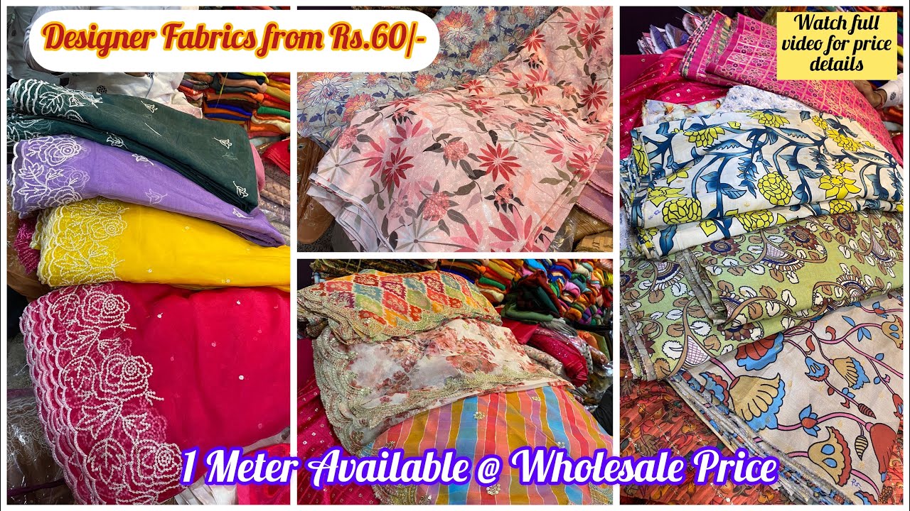 Wholesale & Retail | Courier Avl @ Chickpet Bangalore | #fabric #designer #velvet #cotton #muslin