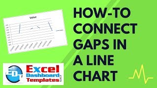 How-to Connect Gaps in an Excel Line Chart