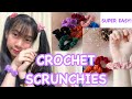 TUTORIAL MERAJUT SCRUNCHIES MUDAH!! / CROCHET SCRUNCHIE / CARA MERAJUT SCRUNCHIES