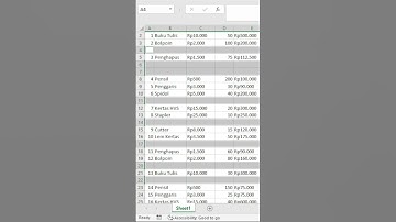 Cara Sangat Cepat Menghapus Baris Kosong di Excel yang Akan Sangat Menghemat Waktumu #shorts
