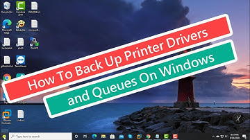 How To Back Up Printer Drivers and Queues on Windows [Tutorial]