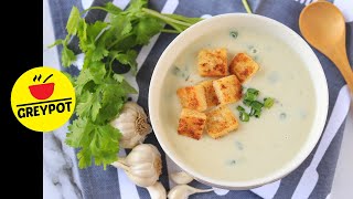 Creamy Garlic Soup - Natural Remedy for Cold and Flu | Potato Garlic Soup screenshot 1