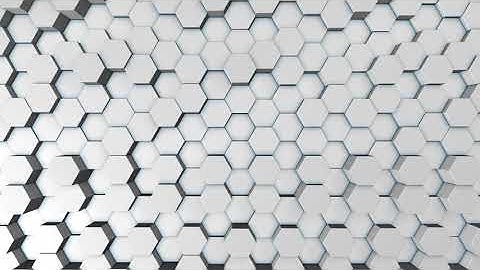 Abstract Hexagon Geometric Surface  HD Relaxing Screensaver