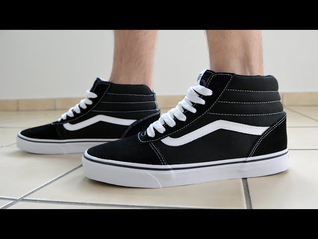 Vans Ward Hi Athletic Shoe in Black for Men | Lyst