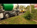 Volvo vs mix 7,5 m3 betonu po 2 hodinovem desti