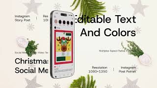 Christmas Party Social Media Pack - Product Promo | After Effect Template