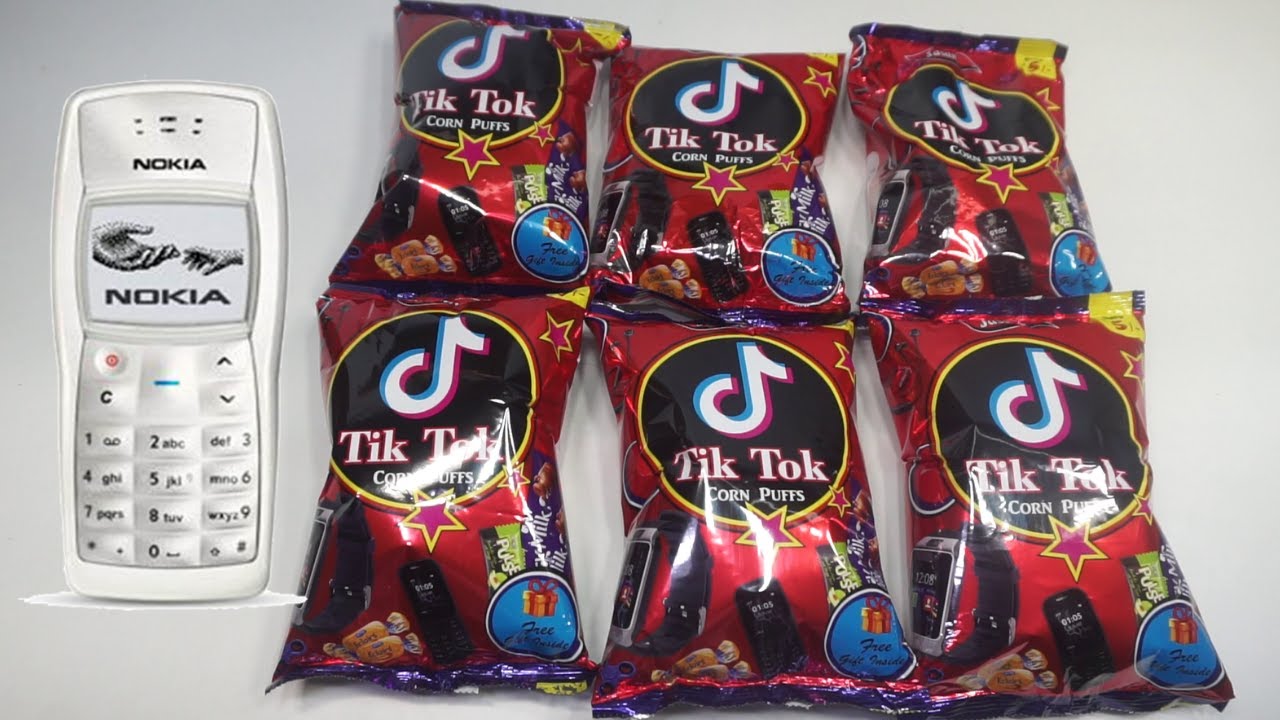 Omg Again Got Another Nokia Mobile Inside Tik Tok Snacks as Gift