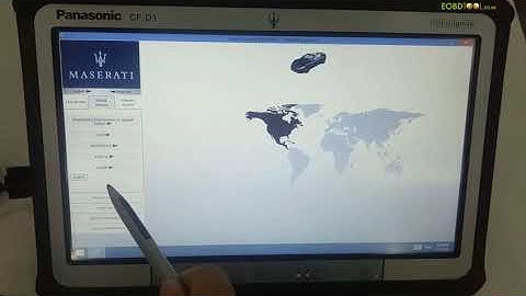 Godiag gt100 diagnose and program EVO for Maserati