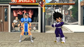 CHUN-LI vs ULTRA EGO VEGETA - Epic Combat @(1080) - 60 fps✔️