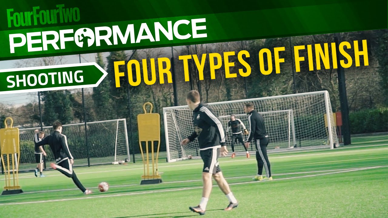 Soccer shooting exercise | Four types of finish drill | Swansea City Academy