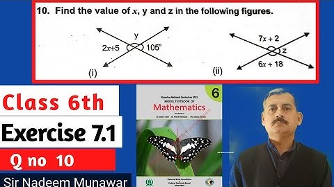 Class 6 exercise 7.1 Q no 10 NBF Maths Ex 7.1 federal board Maths Class 6 Sir Nadeem Munawar