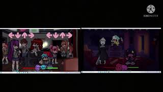 피버타운하고 모니카 모드에나오는 타키노래를 같이 재생한 영상