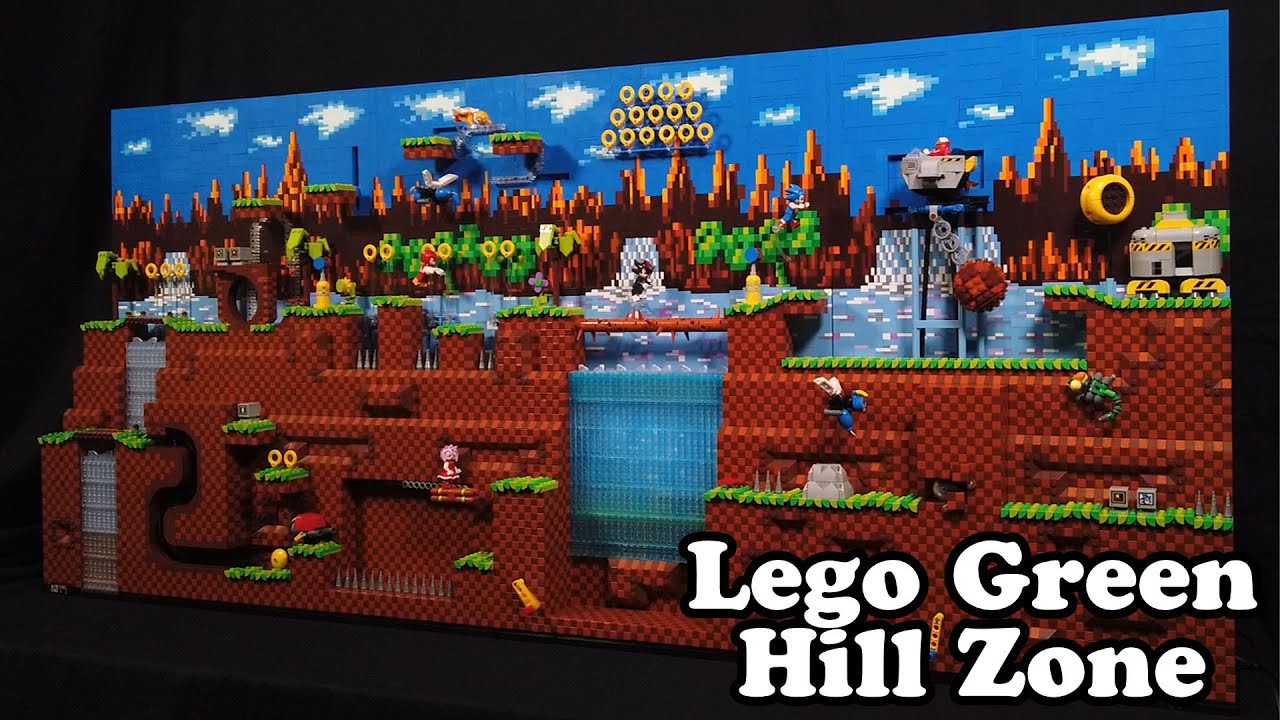 Lego MOC - Sonic the Hedgehog, Green Hill Zone Expansion - Final Reveal!