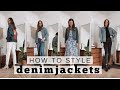 How To Style A Denim Jacket // 13 Denim Jacket Outfit Ideas