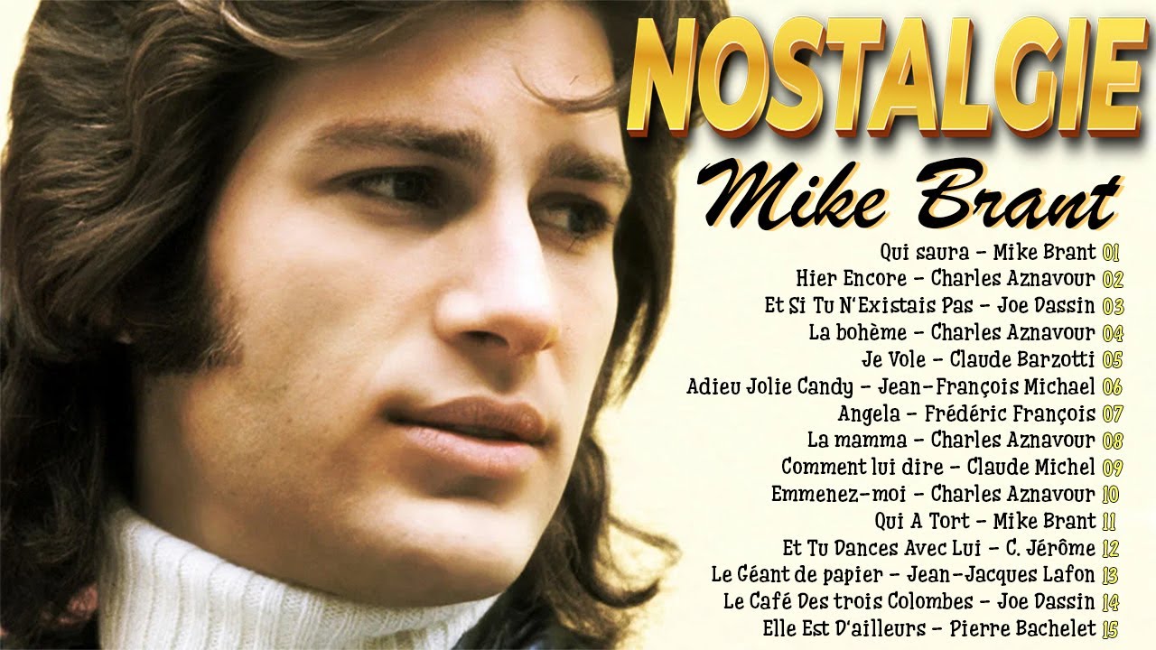 T-shirt Mike Brant – Chanson Française – Nostalgie Années 70 – Neuf Avec étiquettes
