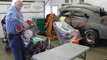 Hopefully this is the final Engine install into the Front Engine Dragster