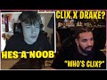 CLIX Reacts To DRAKE First Time Streaming On Twitch! Clix x Drake Fornite Stream?