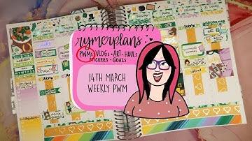 Rymerplans - Weekly PWM - 14th March 2022 - ft. Plannerface & Tilly Journals
