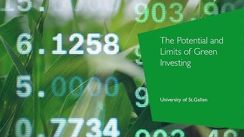 The Potential and limits of sustainable investing