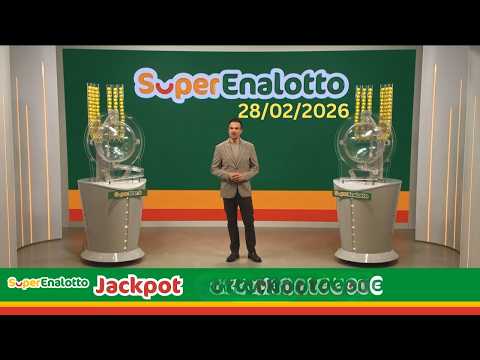 Video Superenalotto Ultima Estrazione, SuperEnalotto di oggi - Estrazione e risultati 28/02/2026