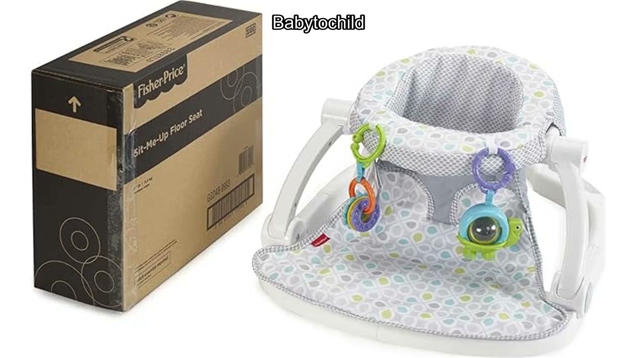 Fisher-Price Sit-Me-Up Floor Seat Review That Helps Babies Sit Safely and Play.