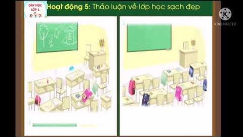 Môn TNXH lớp 1 - Bài 4: Lớp học cuae em (Tiết 2, 3)