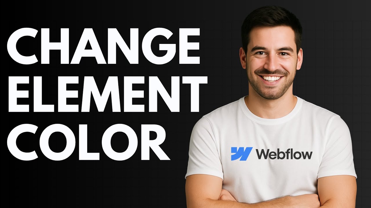 How to Change Color of Elements in Webflow [QUICK GUIDE] - YouTube