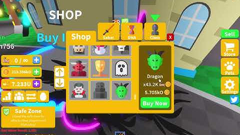Selling 1kF Then Getting Max Class (Roblox Saber Simulator) #shorts