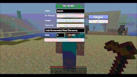 Minecraft 1.1 Mod Spotlight: NPC Maker Mod