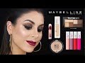 Maquillaje con 1 marca: MAYBELLINE · Favoritos + Productos Nuevos + Reviews + Tutorial