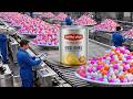 Inside the Sweet Ball Factory | How Colorful Rava Laddu Are Made