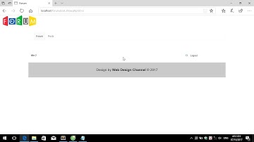 Create Forum Use PHP and Bootstrap Part 66