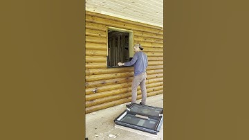 More windows #diy #windows #cabin #logcabin #woodworking #construction
