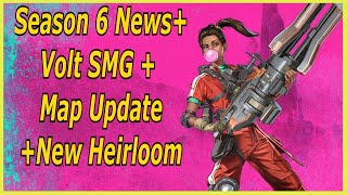 Volt SMG + New Heirloom + Rampart Official + Crafting Update + Apex Legends Season 6 Trailer News