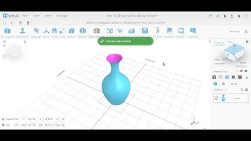 Shell Tool | How do you hollow out an object in @SelfCAD