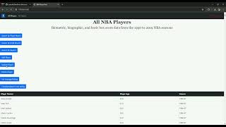 SlamData | NBA Players Analytics Web App screenshot 3