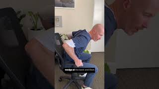 Sitting technique to help your lower back