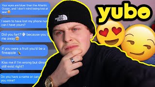 AWKWARD PICK UP LINES ON YUBO!!