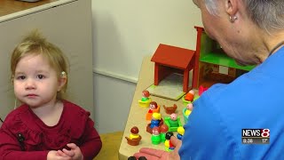 Little girl born deaf gets the gift of hearing