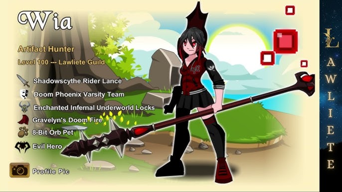 AQW Legion DragonBlade of Nulgath!! + New Free Player AC Tagged Pet!  (Darkside Ascension Direwolf) 