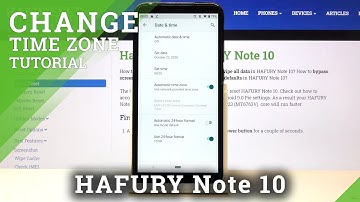 How to Change Date & Time in HAFURY Note 10 – Find Clock Options